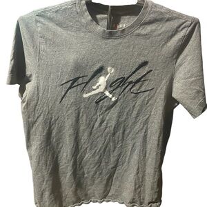 Jordan Gray Flight Logo Tee